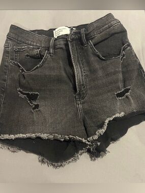 Abercrombie and Fitch CurveLove High Rise Denim Short